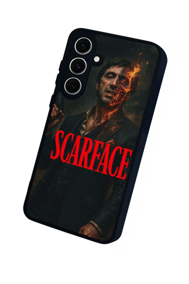 Samsung Galaxy A16 Uyumlu Scarface Tasarımlı Glossy Premium Kılıf
