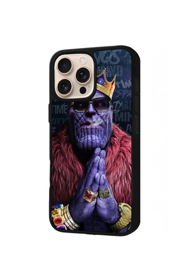 iPhone 14 Pro Max Uyumlu Thanos Tasarımlı Glossy Premium Kılıf