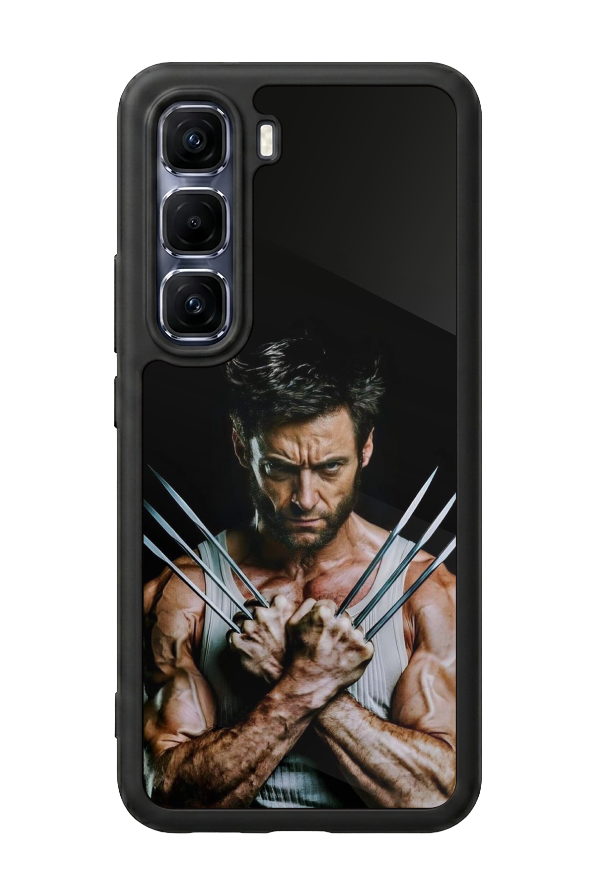 Infinix Hot 60 Pro Plus Uyumlu Wolverine Tasarımlı Glossy Premium Kılıf