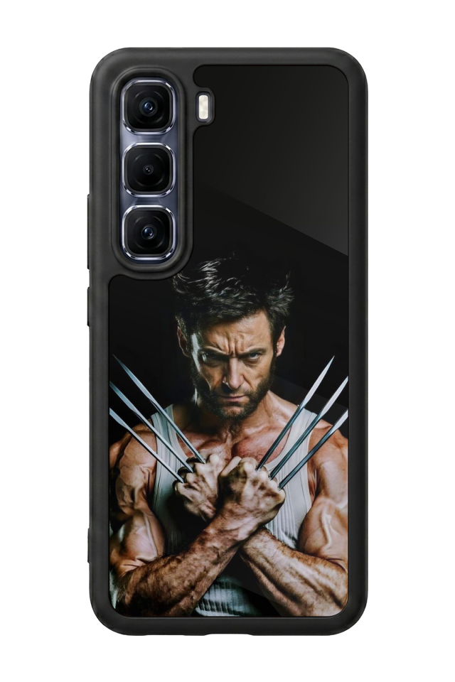 Infinix Hot 60 Pro Plus Uyumlu Wolverine Tasarımlı Glossy Premium Kılıf