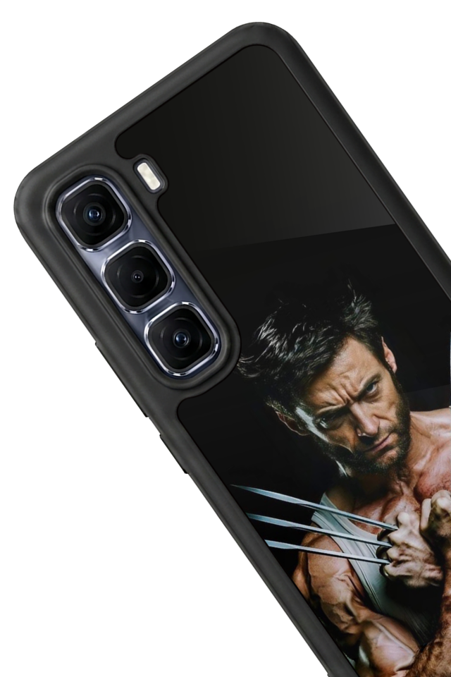 Infinix Hot 60 Pro Plus Uyumlu Wolverine Tasarımlı Glossy Premium Kılıf