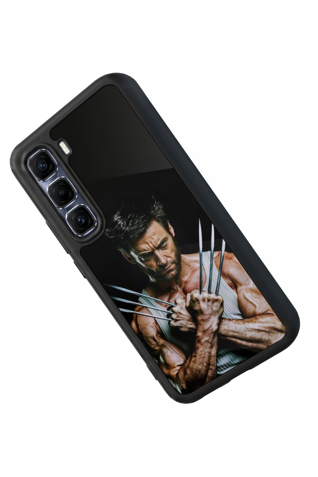Infinix Hot 60 Pro Plus Uyumlu Wolverine Tasarımlı Glossy Premium Kılıf