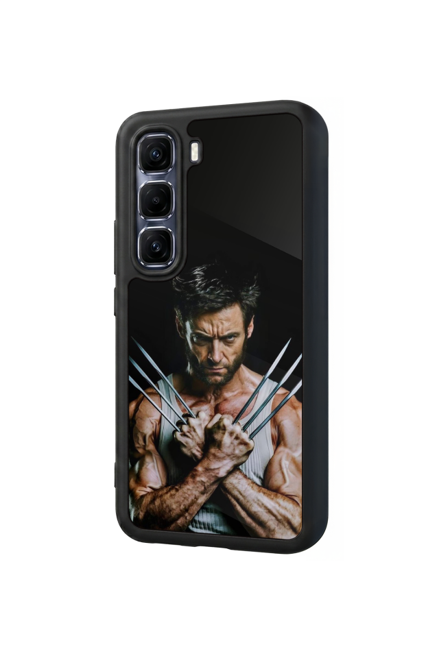 Infinix Hot 60 Pro Plus Uyumlu Wolverine Tasarımlı Glossy Premium Kılıf
