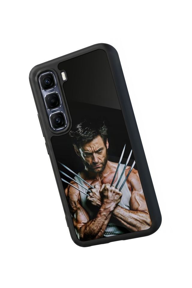 Infinix Hot 60 Pro Plus Uyumlu Wolverine Tasarımlı Glossy Premium Kılıf