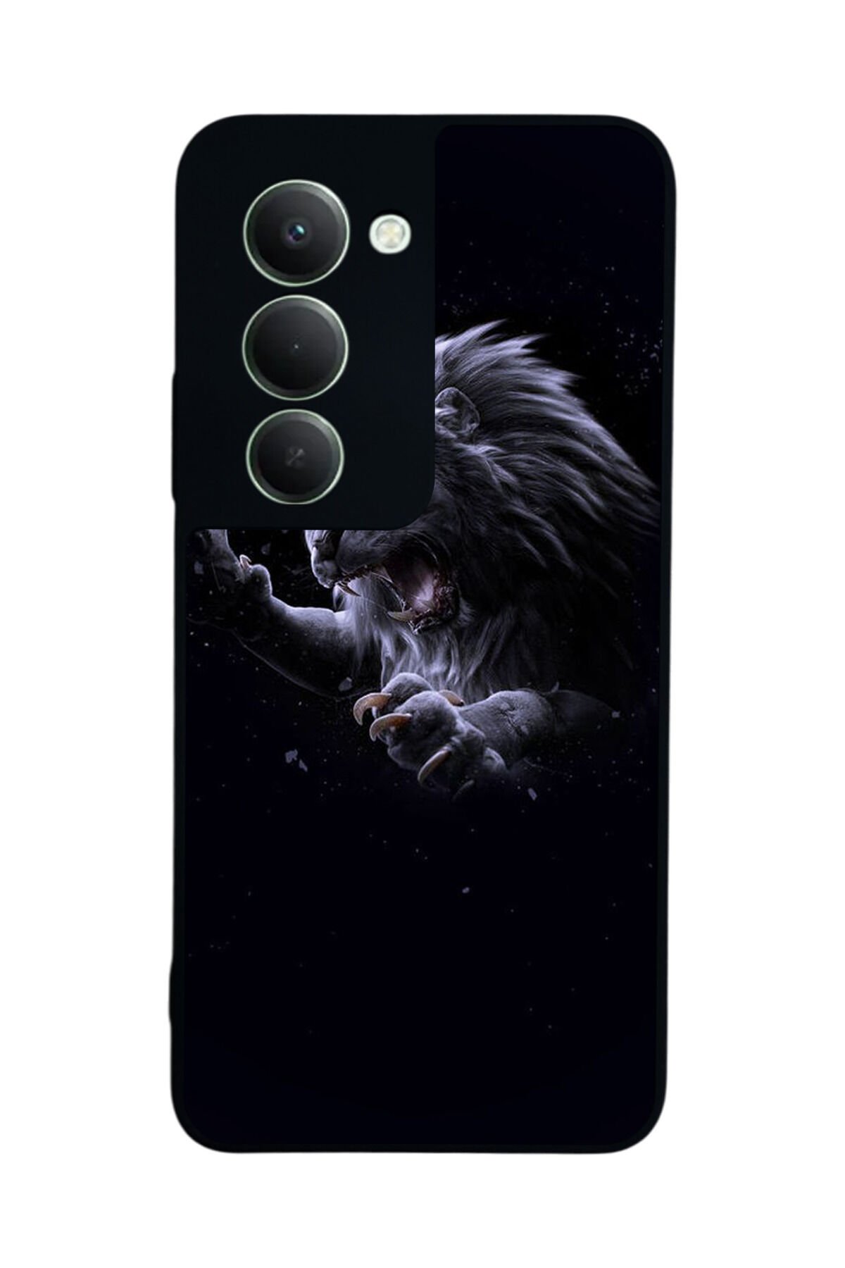 Xiaomi Redmi 15 5G Uyumlu Aslan Tasarımlı Glossy Premium Kılıf