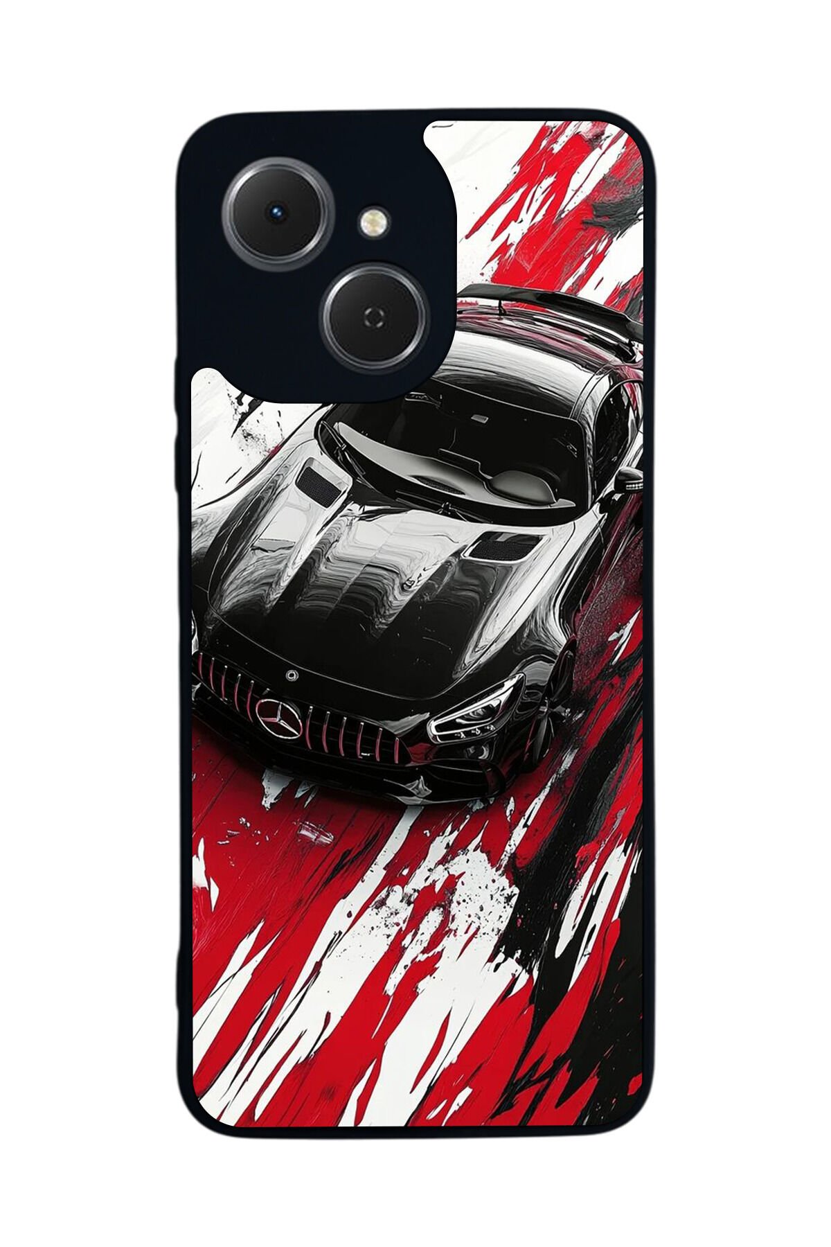 Tecno Spark 40C Uyumlu Mercedes Tasarımlı Glossy Premium Kılıf