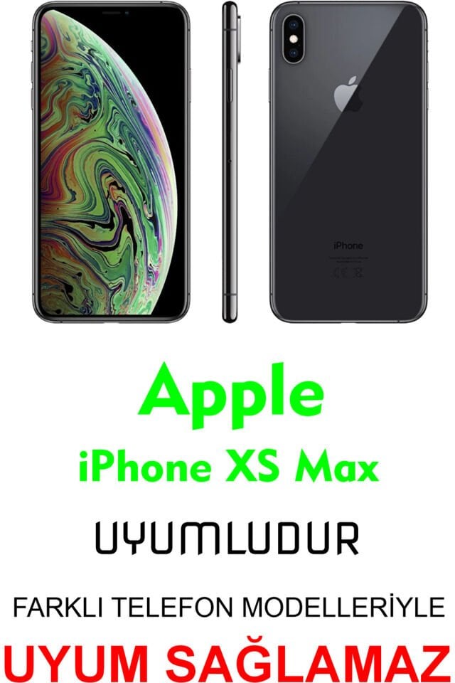 iPhone XS Max Uyumlu Mat Siyah uyumlu Kılıf – Yumuşak Silikon, Koruyucu, Şok Emici Kapak