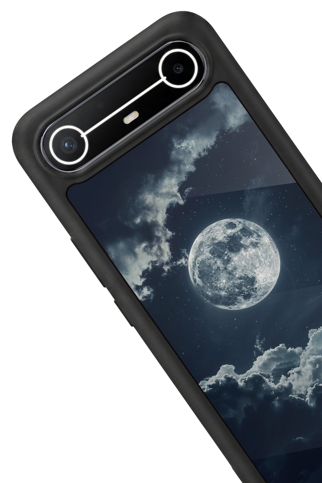 Tecno Spark Slim 5G Uyumlu Ay Tasarımlı Glossy Premium Kılıf