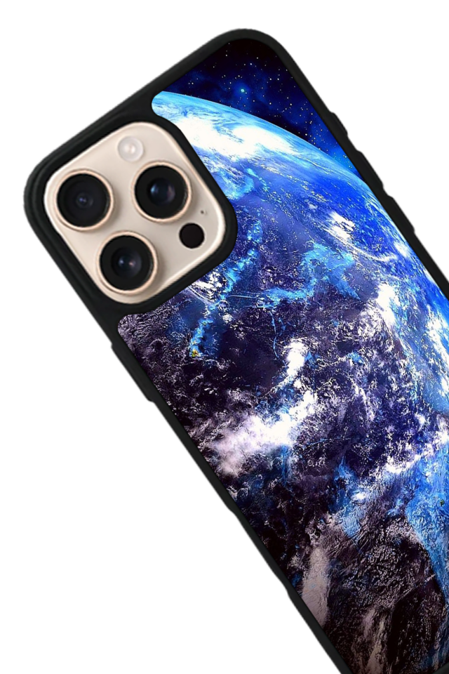 iPhone 16 Pro Max Uyumlu Ay Tasarımlı Glossy Premium Kılıf