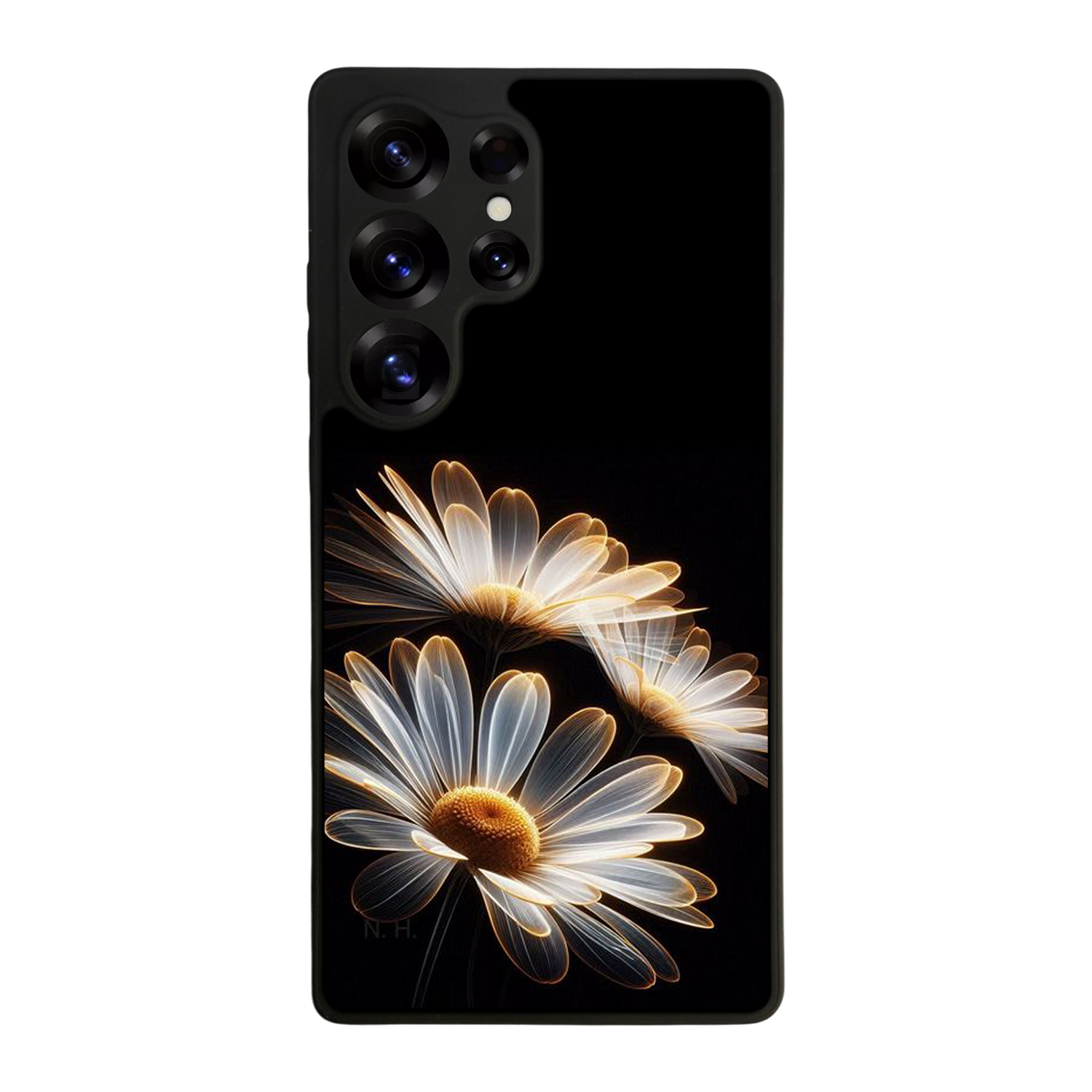 Samsung Galaxy S25 Ultra Uyumlu Cicek Tasarımlı Glossy Premium Kılıf