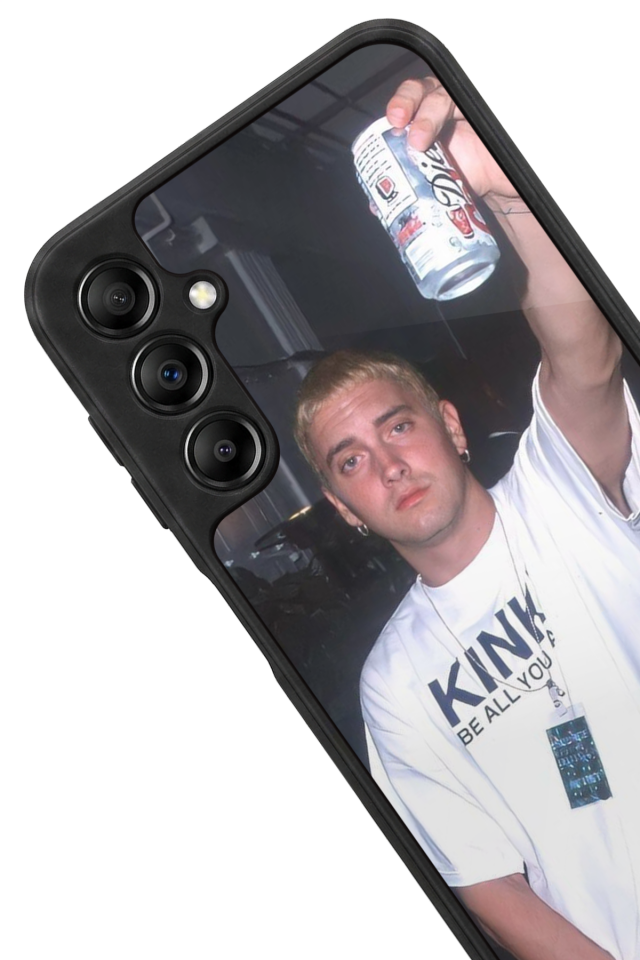 Samsung Galaxy A14 Uyumlu Eminem Tasarımlı Glossy Premium Kılıf