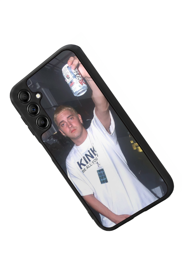 Samsung Galaxy A14 Uyumlu Eminem Tasarımlı Glossy Premium Kılıf