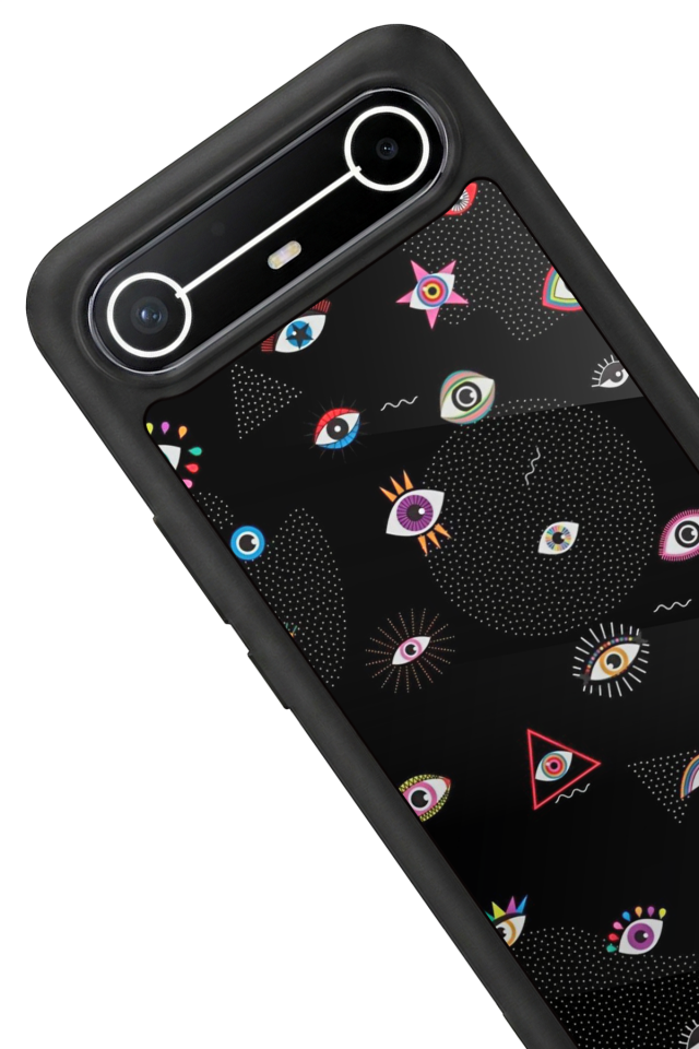 Tecno Spark Slim 5G Uyumlu Göz Tasarımlı Glossy Premium Kılıf