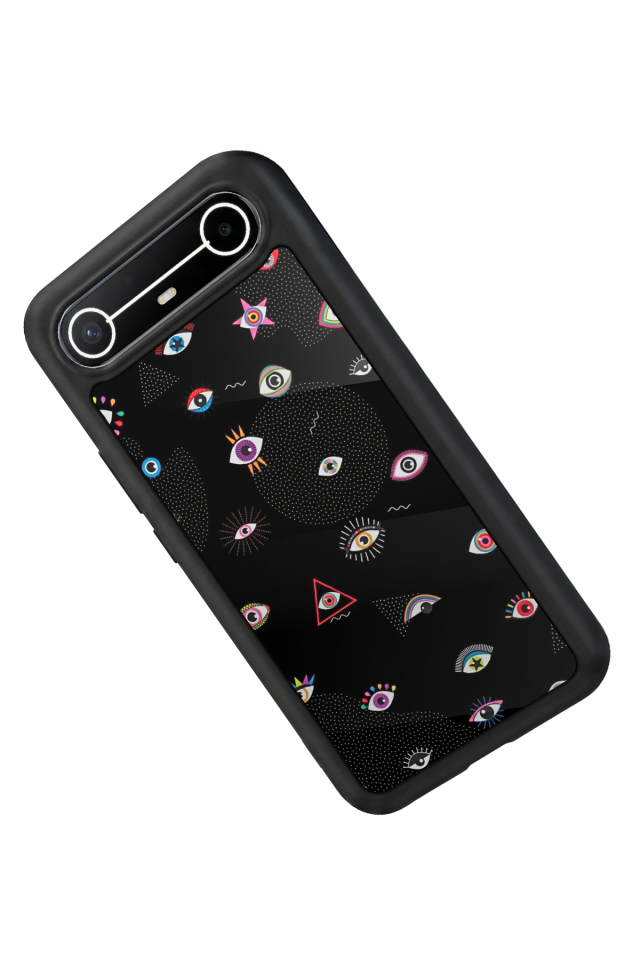 Tecno Spark Slim 5G Uyumlu Göz Tasarımlı Glossy Premium Kılıf