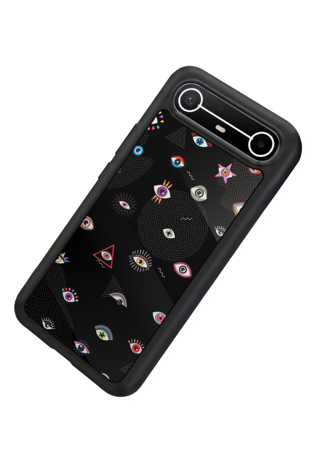 Tecno Spark Slim 5G Uyumlu Göz Tasarımlı Glossy Premium Kılıf