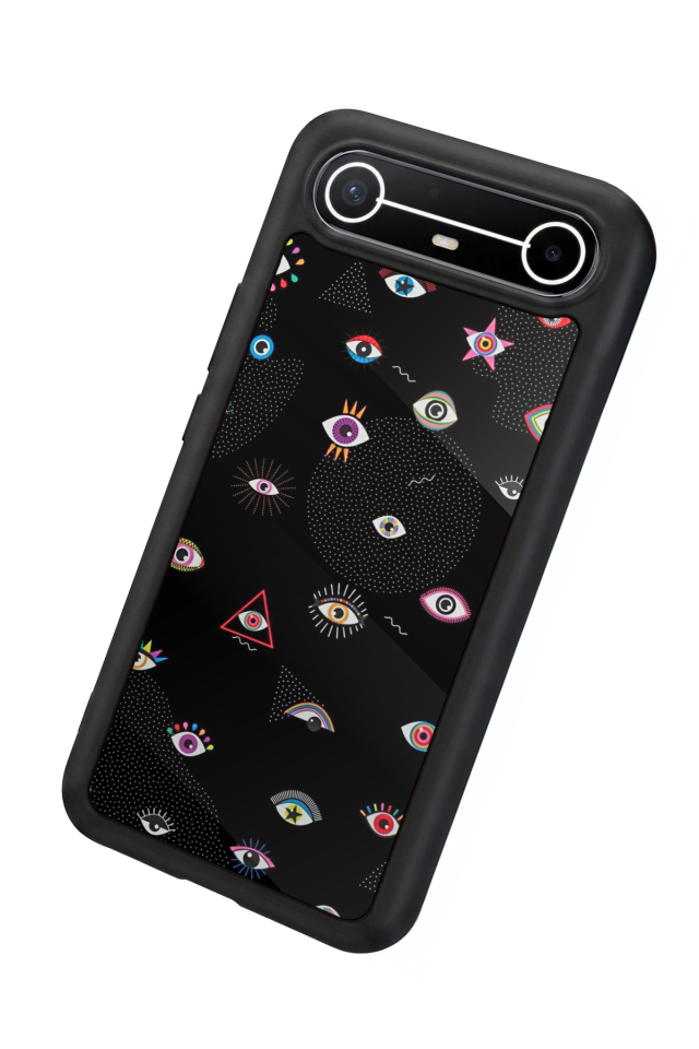 Tecno Spark Slim 5G Uyumlu Göz Tasarımlı Glossy Premium Kılıf