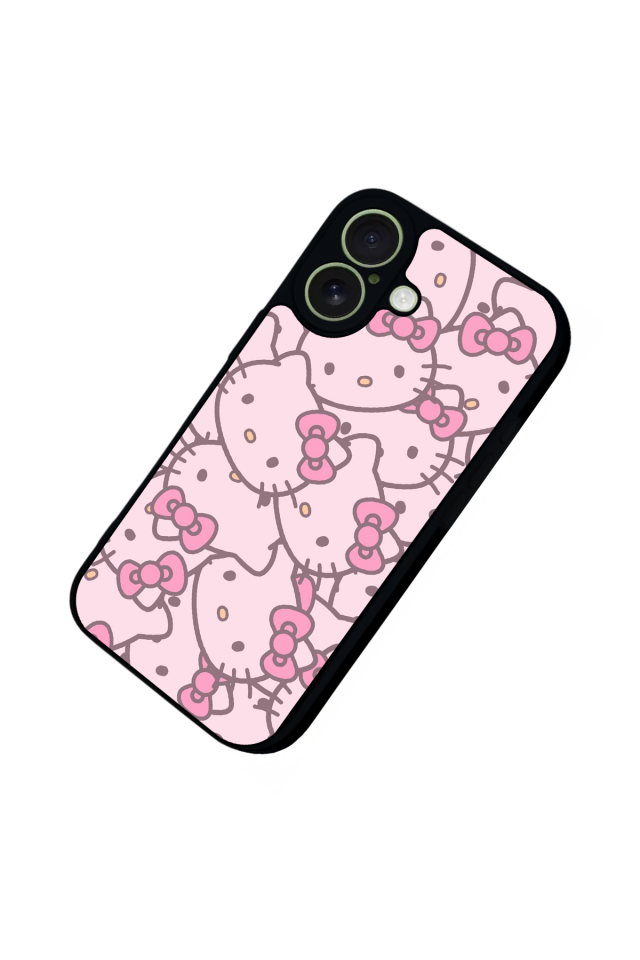 iPhone 17 Uyumlu HelloKitty Tasarımlı Glossy Premium Kılıf