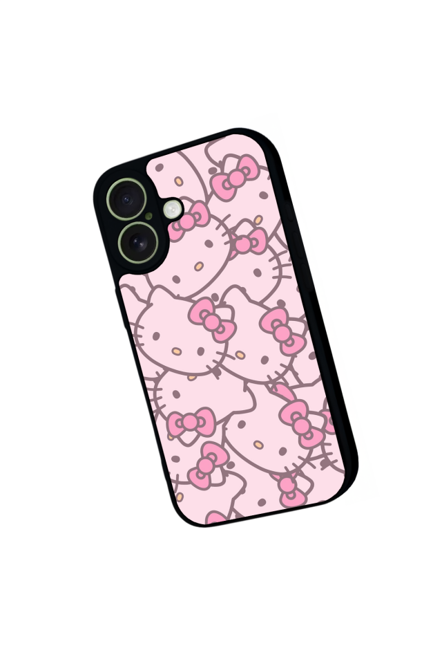 iPhone 17 Uyumlu HelloKitty Tasarımlı Glossy Premium Kılıf