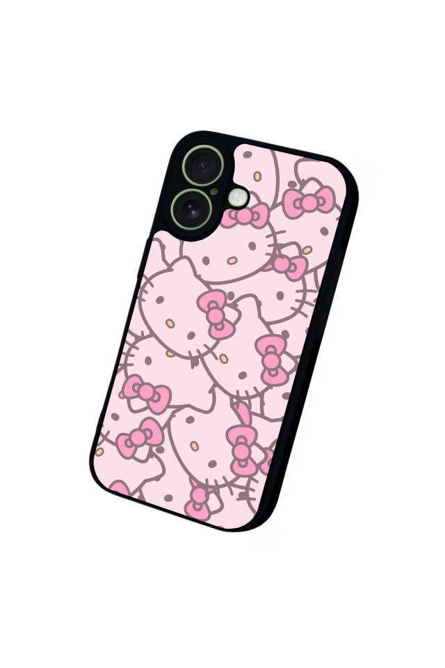 iPhone 17 Uyumlu HelloKitty Tasarımlı Glossy Premium Kılıf
