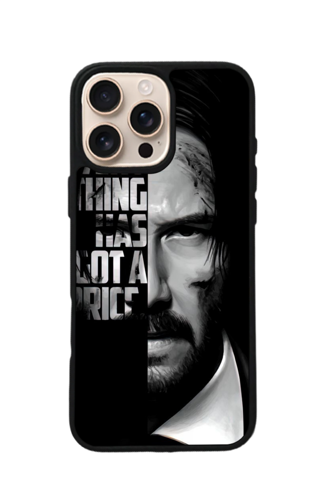 iPhone 16 Pro Uyumlu JohnWick Tasarımlı Glossy Premium Kılıf