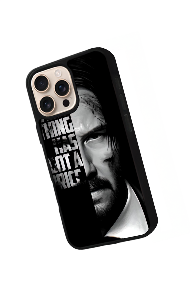 iPhone 16 Pro Uyumlu JohnWick Tasarımlı Glossy Premium Kılıf
