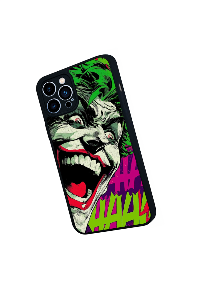 iPhone 12 Pro Max Uyumlu Joker Tasarımlı Glossy Premium Kılıf
