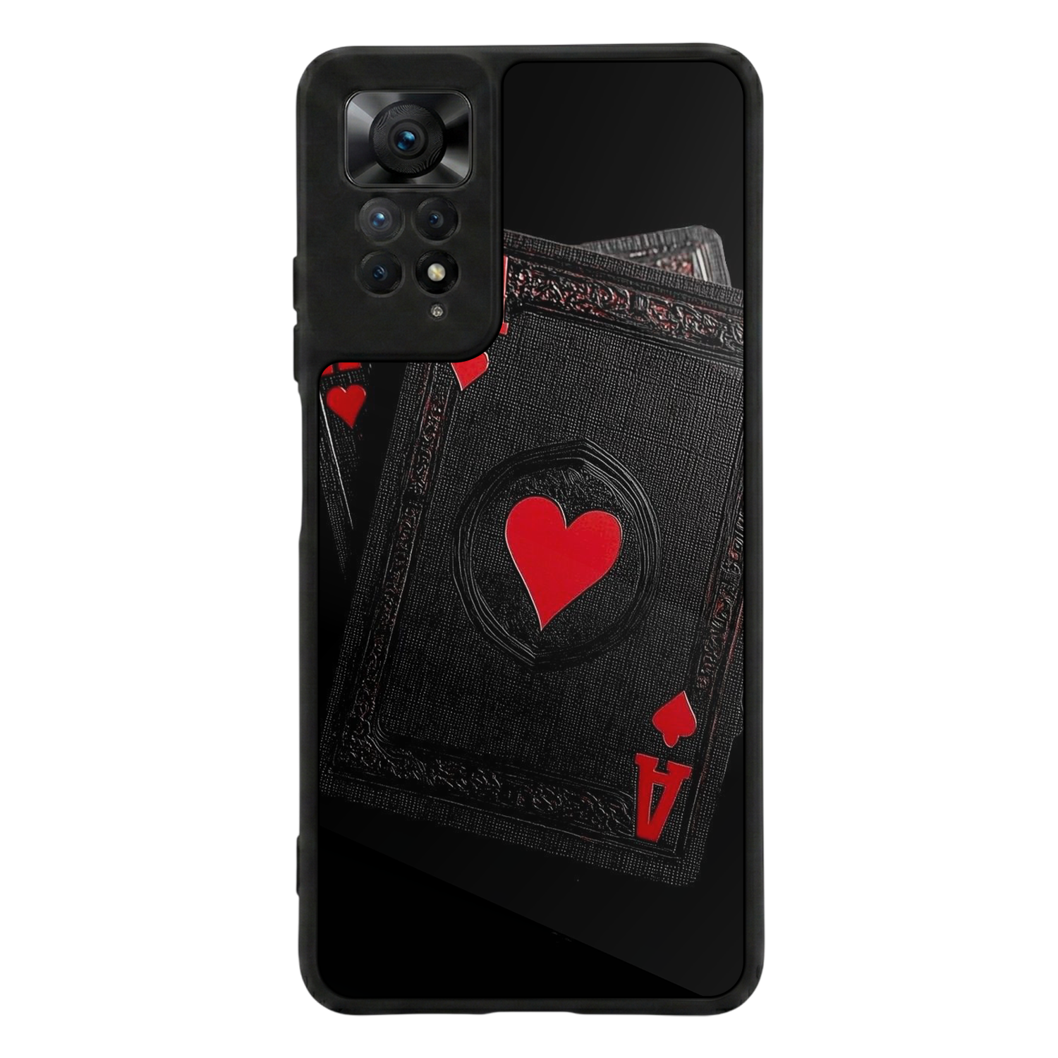 Xiaomi Redmi Note 11 Pro Uyumlu Kart Tasarımlı Glossy Premium Kılıf
