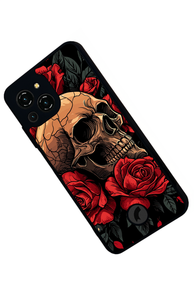 Reeder S23 Pro Max Uyumlu KuruKafa Tasarımlı Glossy Premium Kılıf