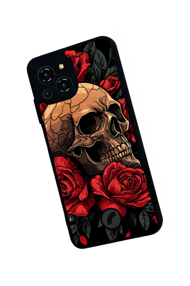 Reeder S23 Pro Max Uyumlu KuruKafa Tasarımlı Glossy Premium Kılıf