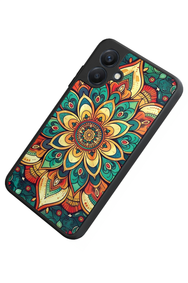 Samsung Galaxy A07 Uyumlu Mandala Tasarımlı Glossy Premium Kılıf