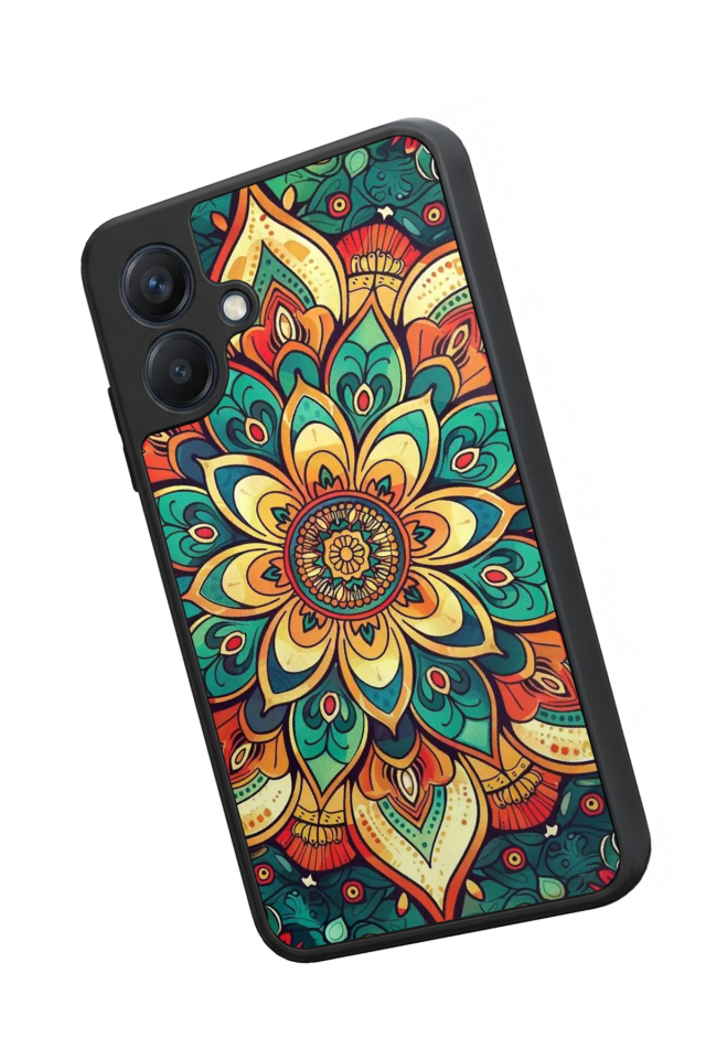 Samsung Galaxy A07 Uyumlu Mandala Tasarımlı Glossy Premium Kılıf