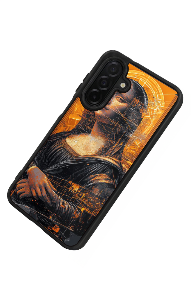 Samsung Galaxy A56 Uyumlu Monalisa Tasarımlı Glossy Premium Kılıf