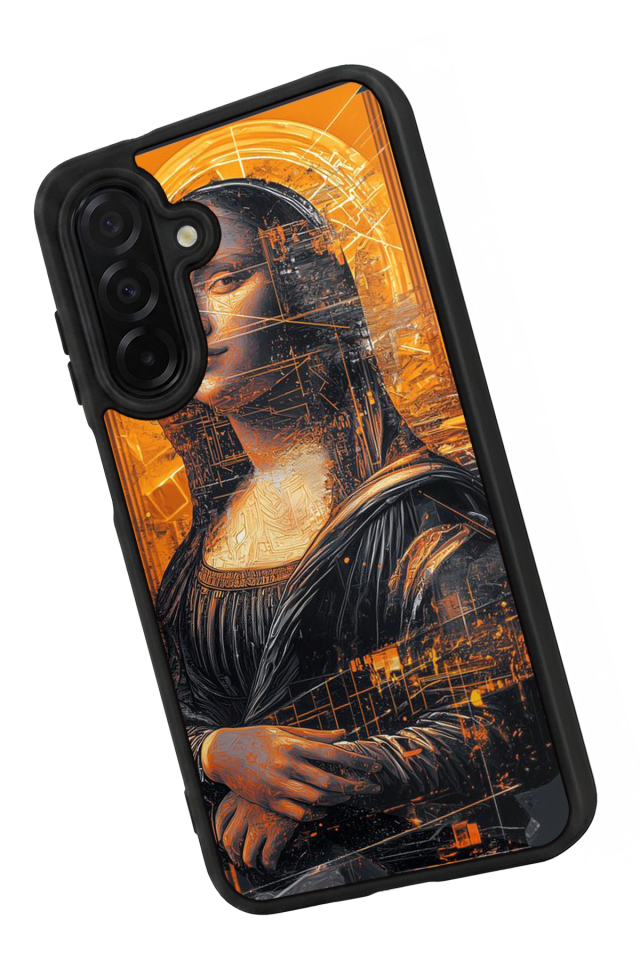 Samsung Galaxy A56 Uyumlu Monalisa Tasarımlı Glossy Premium Kılıf
