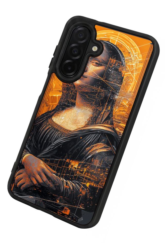 Samsung Galaxy A56 Uyumlu Monalisa Tasarımlı Glossy Premium Kılıf