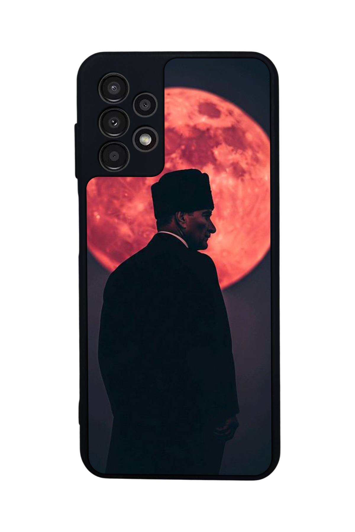 Samsung Galaxy A23 Uyumlu Mustafa Kemal Ataturk Tasarımlı Glossy Premium Kılıf