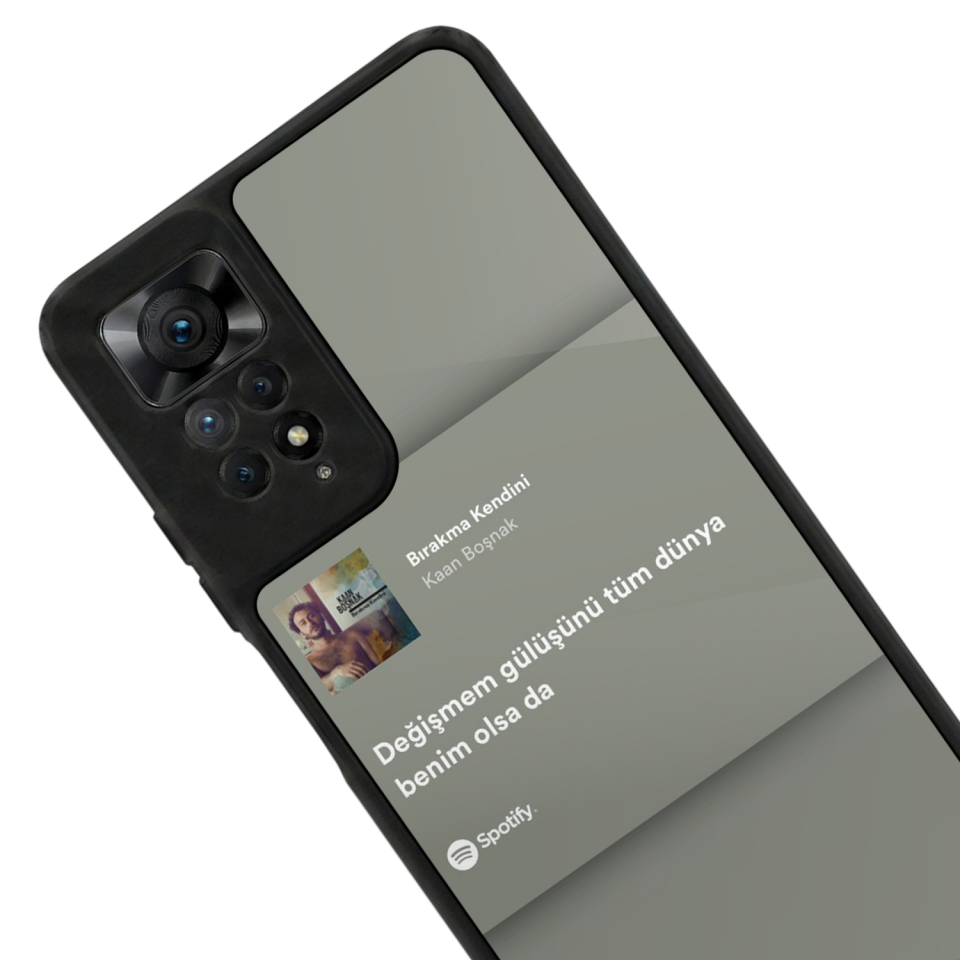 Xiaomi Redmi Note 12 Pro Uyumlu Sarki Sozleri Tasarımlı Glossy Premium Kılıf