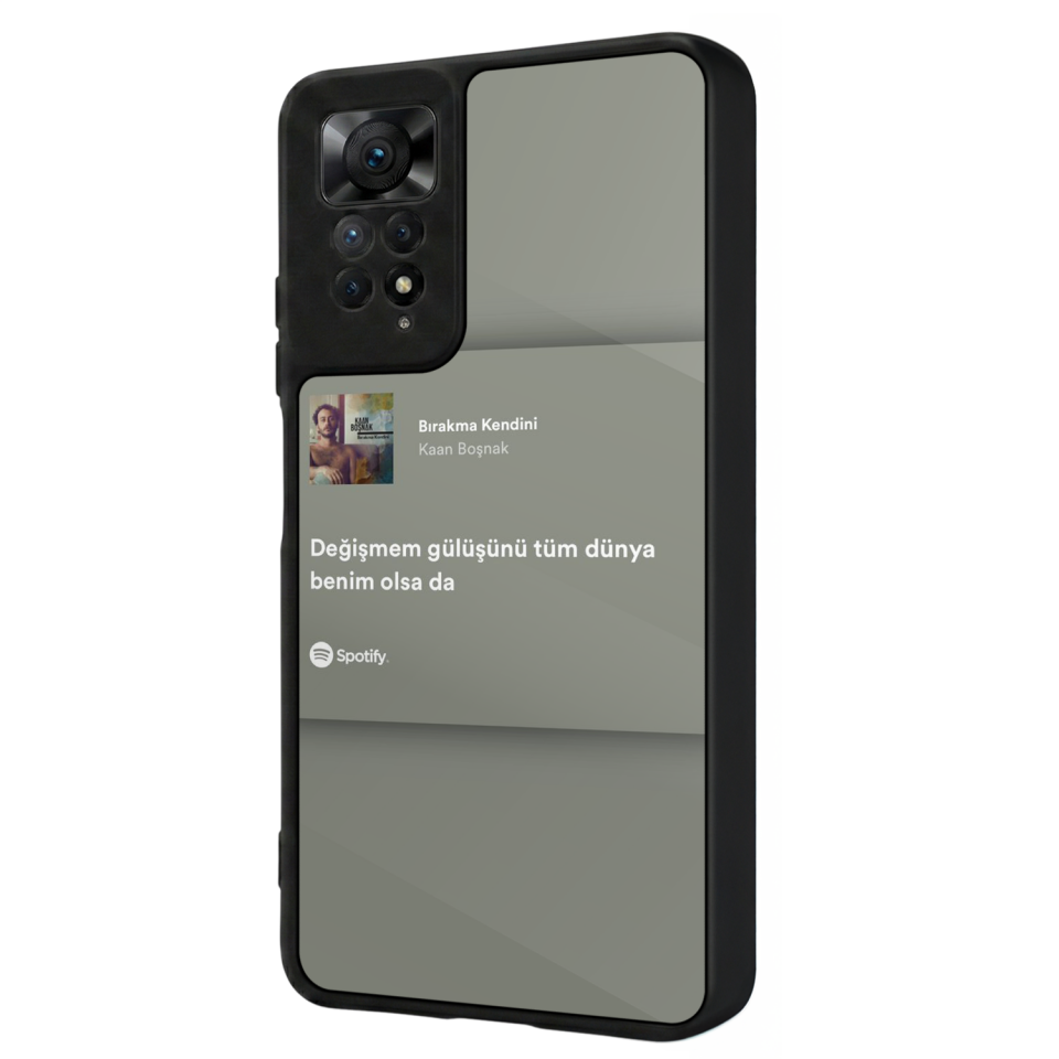 Xiaomi Redmi Note 12 Pro Uyumlu Sarki Sozleri Tasarımlı Glossy Premium Kılıf