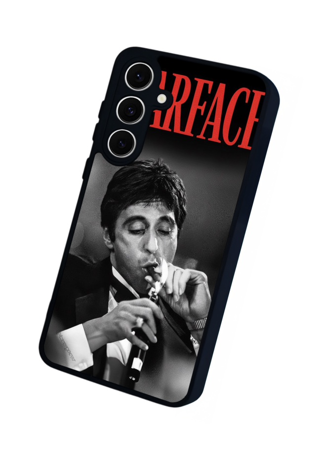 Samsung Galaxy A16 Uyumlu Scarface Tasarımlı Glossy Premium Kılıf