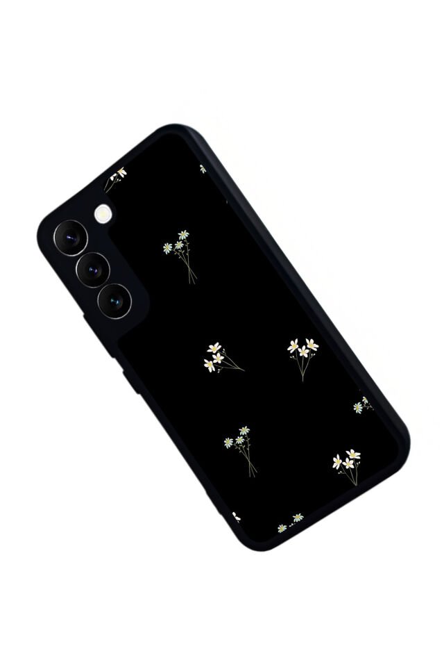 Samsung Galaxy S22 Uyumlu Cicek Tasarımlı Glossy Premium Kılıf