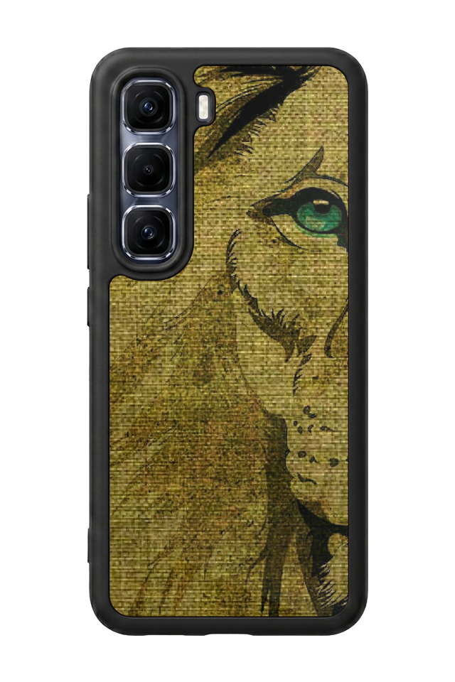 Infinix Hot 60 Pro Plus Uyumlu Aslan Tasarımlı Glossy Premium Kılıf