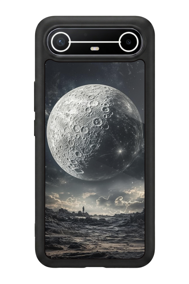 Tecno Spark Slim 5G Uyumlu Ay Tasarımlı Glossy Premium Kılıf