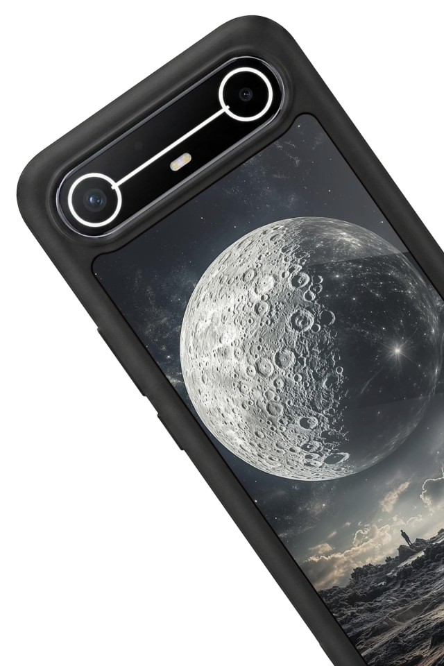 Tecno Spark Slim 5G Uyumlu Ay Tasarımlı Glossy Premium Kılıf