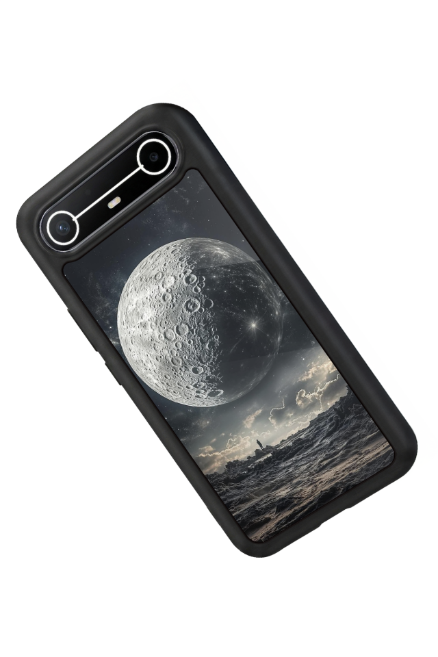 Tecno Spark Slim 5G Uyumlu Ay Tasarımlı Glossy Premium Kılıf