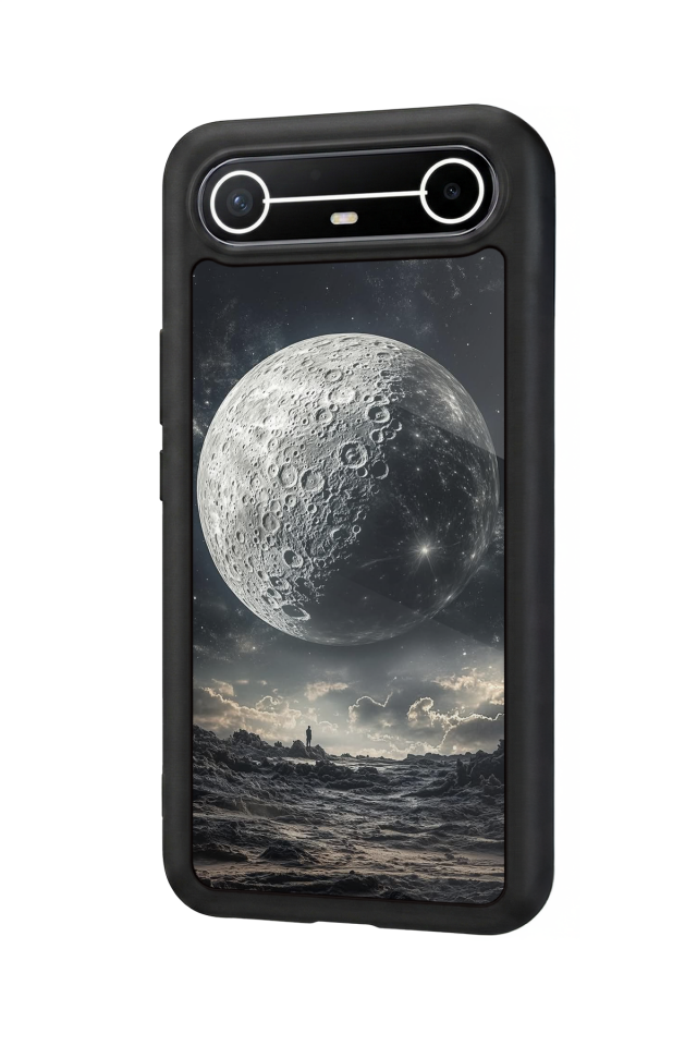 Tecno Spark Slim 5G Uyumlu Ay Tasarımlı Glossy Premium Kılıf