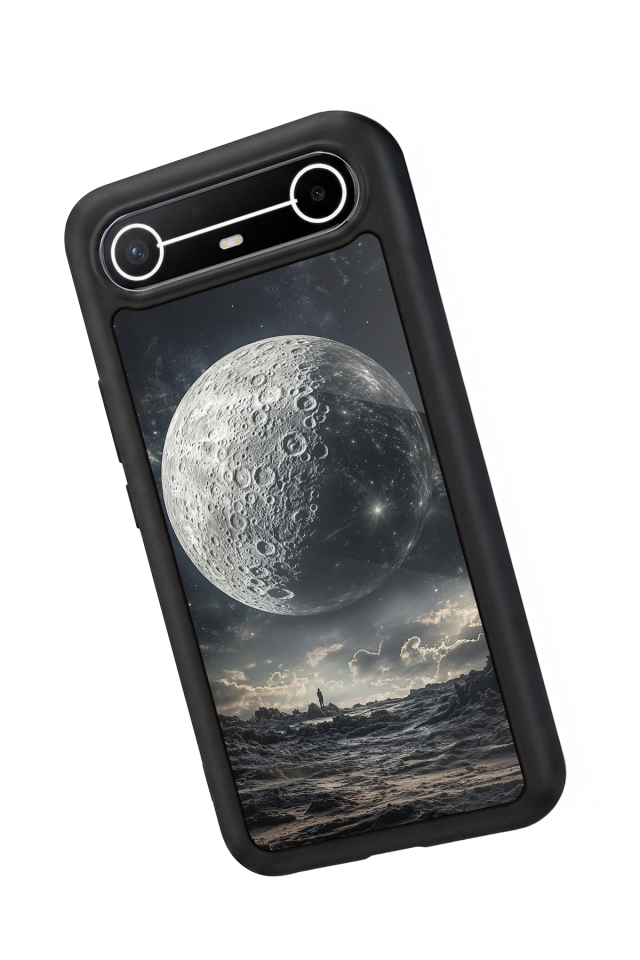 Tecno Spark Slim 5G Uyumlu Ay Tasarımlı Glossy Premium Kılıf