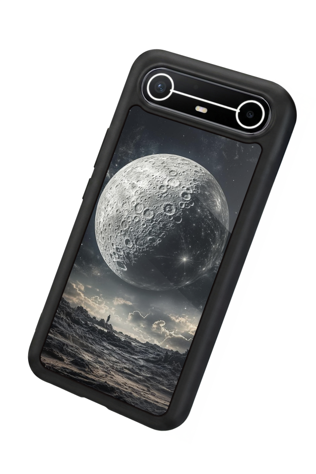 Tecno Spark Slim 5G Uyumlu Ay Tasarımlı Glossy Premium Kılıf