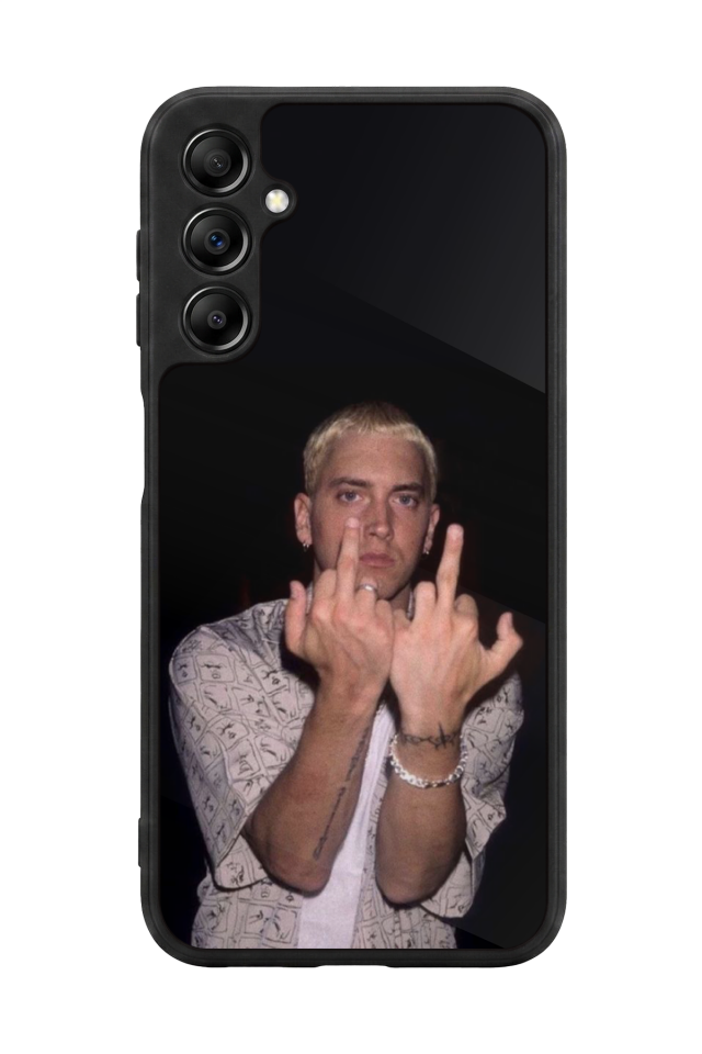 Samsung Galaxy A14 Uyumlu Eminem Tasarımlı Glossy Premium Kılıf