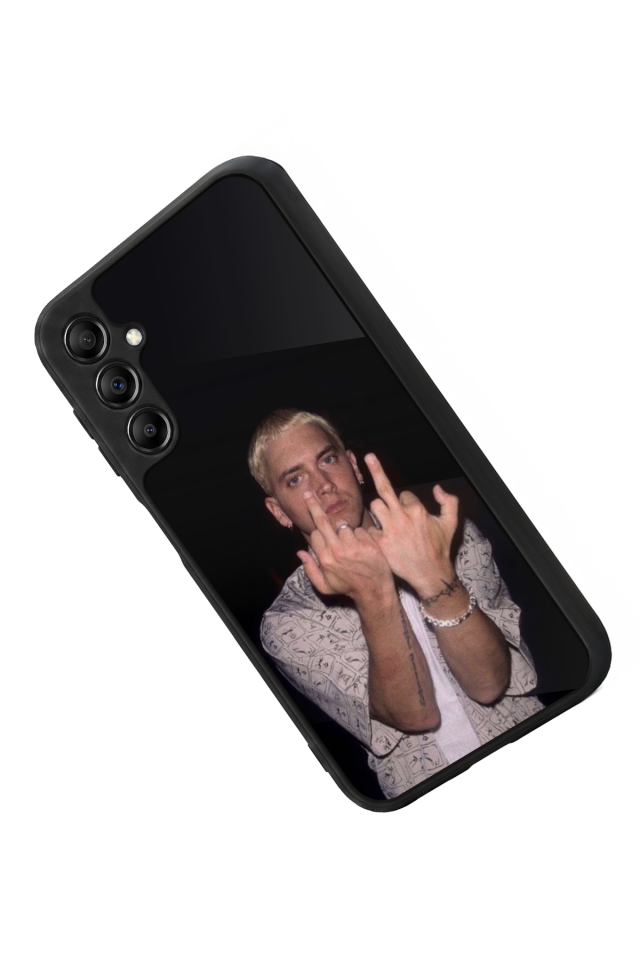 Samsung Galaxy A14 Uyumlu Eminem Tasarımlı Glossy Premium Kılıf