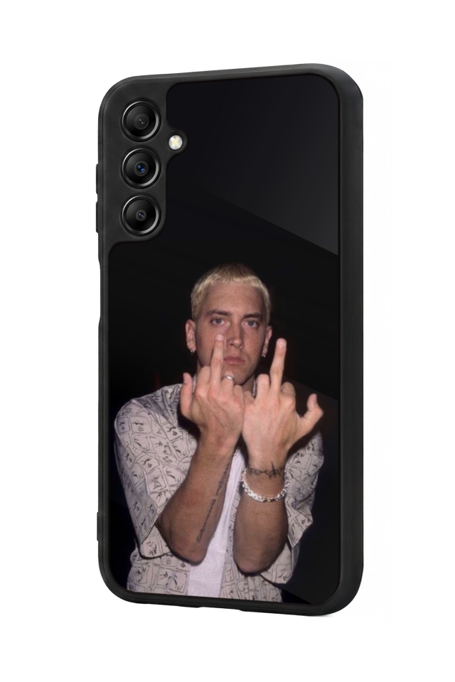 Samsung Galaxy A14 Uyumlu Eminem Tasarımlı Glossy Premium Kılıf