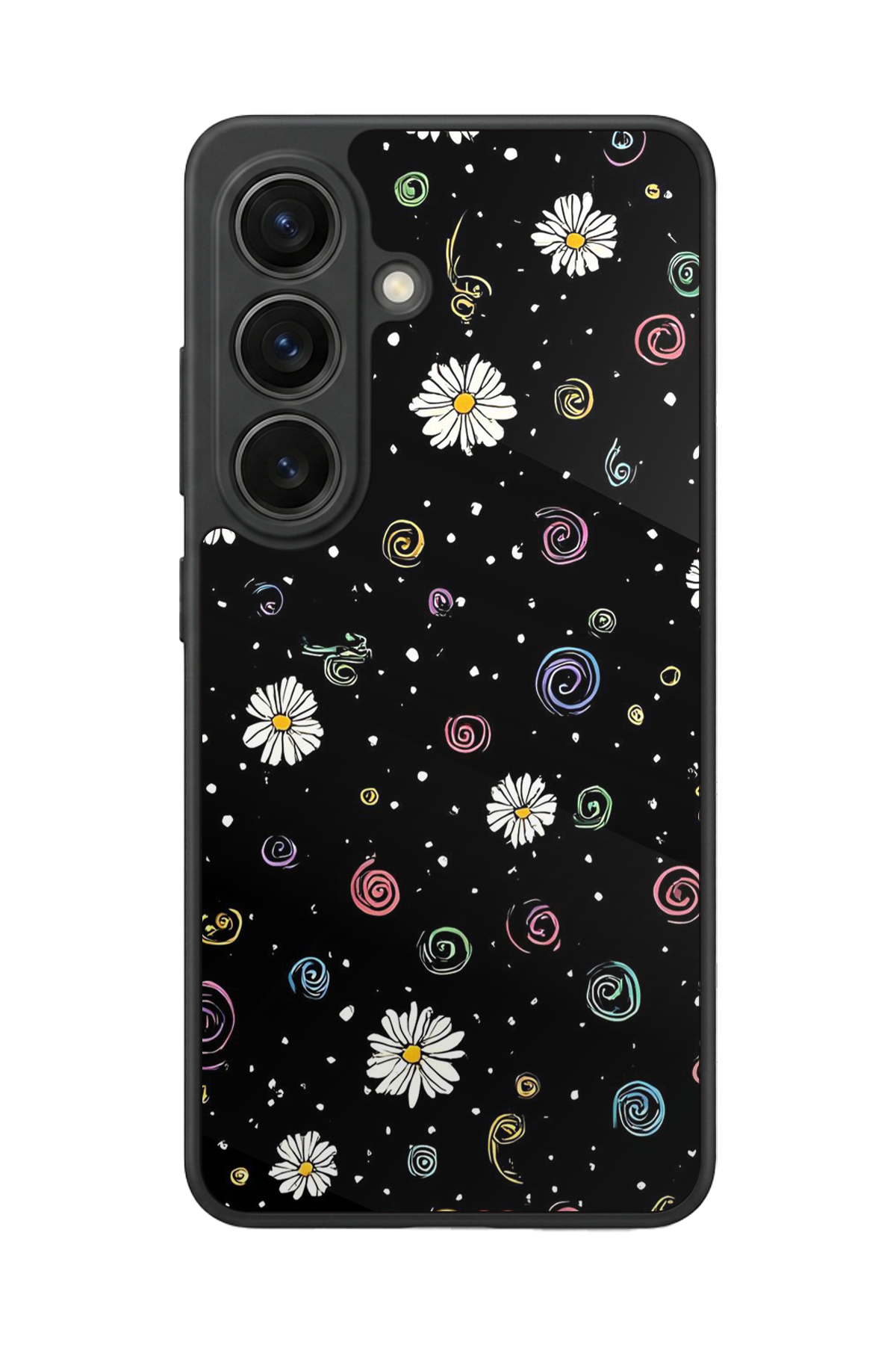Samsung Galaxy S26 Uyumlu Floral Tasarımlı Glossy Premium Kılıf